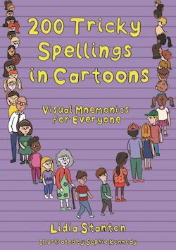 200 Tricky Spellings in Cartoons Book Cover